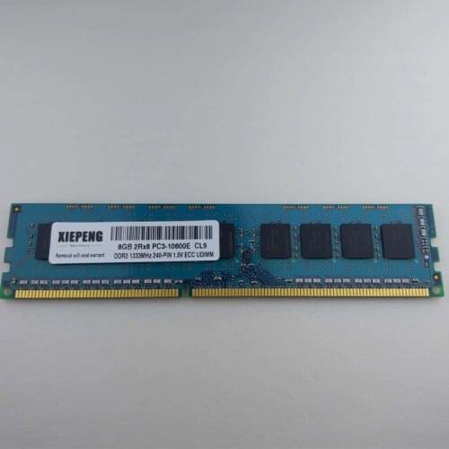 For HP ProLiant MicroServer Gen8 G2020T G1610T G7 N54L Server 4GB 2Rx8 PC3-10600E ECC RAM 8GB DDR3 1333MHz Unbuffered ECC Memory