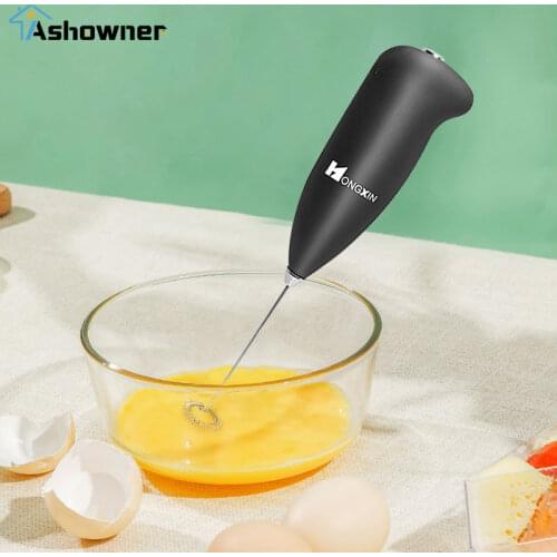 Ashowner Electric Milk Frother Foamer Chocolate/Cappucci Stirrer Whisk Coffee Maker Kitchen Whisk Tool mixer egg beater