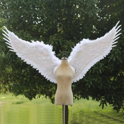 Creative white Angel Wings with Hooks large Decorative Home DIY Decor Wall fairy wings nice window display props