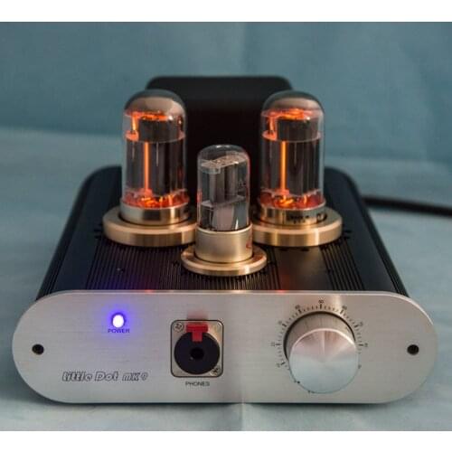 Little Dot MK 9 OCL 6N9P / 6080 tube headphone amplifier, frequency response: 12HZ--100KHZ (-1dB) distortion 0.05% (300Ω 80mW)