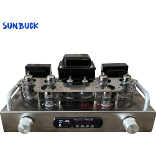 Sunbuck DIY kit 8W 2.0 channel high-end 6z4 pure Tube 6N2 6P1 6P15 Tube Amplifier