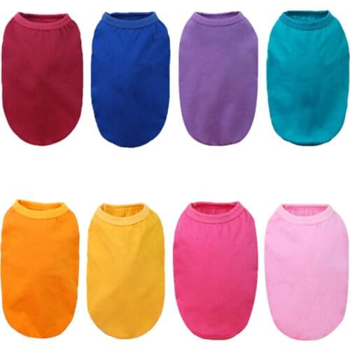 Dog Clothes Winter Autumn Warm Cotton Vest Cute Cat Pet Clothes for Small Dogs T-shirt Soft Thicken Lightweight Sweater Hot Sale