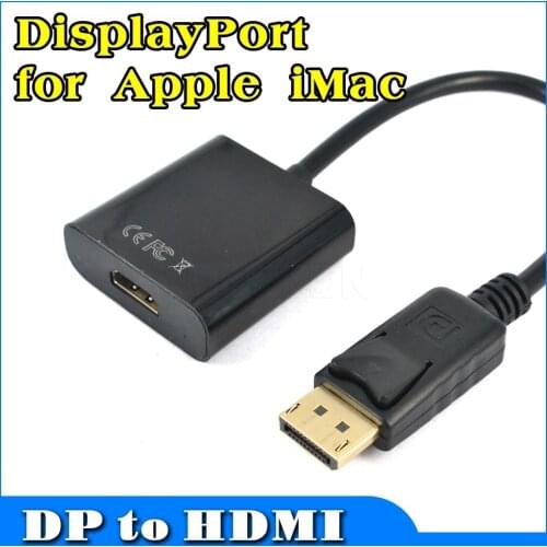 DisplayPort DP Display Port Converter Cable Adaptor 20CM Display Port To HDMI-compatible Cable For Notebook Laptop