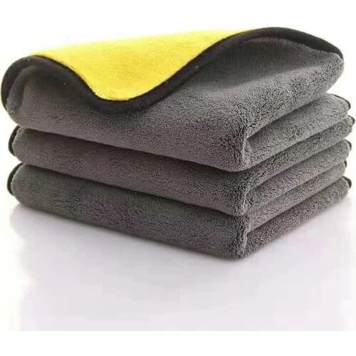 1PCS Microfiber Auto Wash Towel Car Cleaning Drying Cloth Hemming Car Care Cloth Detailing Car Wash Towel 30x30/60CM