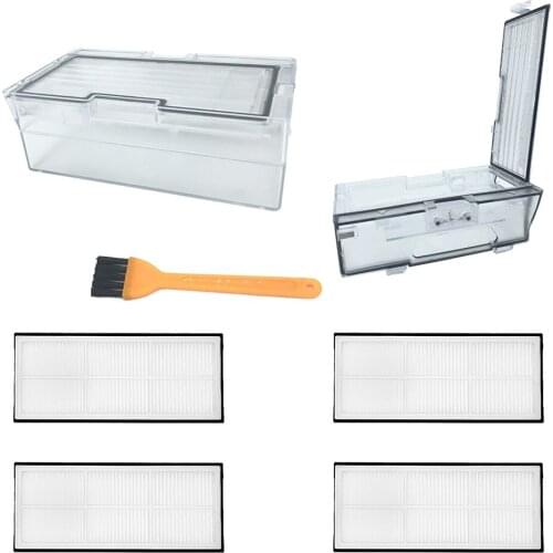 Dust Box for Roborock S7 S7MAXV T7S T7S PLUS Robot Vacuum Cleaner Without Filter Spare Parts