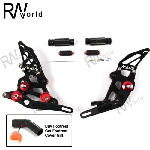 For YAMAHA FZ-07 MT-07 2014-2019 Motorcycle CNC Adjustable Rearsets Rear Sets Foot Pegs FZ07 MT07 FZ MT 07 2015 2016 2017 2018