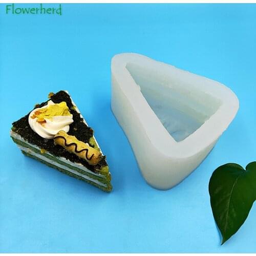 Cheese Sandwich Fondant Silicone Mold DIY Cake Decoration Chocolate Mold Cake Decorating Tools Resin Molds Soap Mould