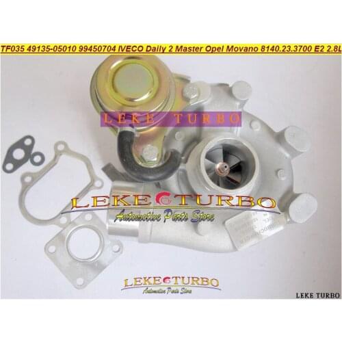 TF035 49135-05010 53149886445 99450704 49135 05010 Turbo Turbocharger For IVECO Daily 2 Master For Opel Movano 8140.23.3700 2.8L
