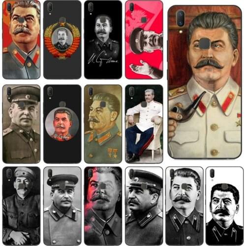 YNDFCNB Russian Commander Stalin Phone Case for vivo Y91C Y11 17 19 53 81 31 91 for Oppo a9 2020
