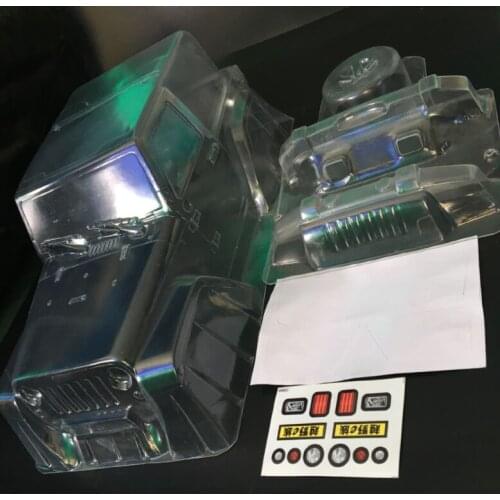 1/10 RC Rock Crawler Clear Body 280mm for 1/10 RC Axial SCX10