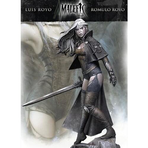 1/28 LUZ, NEW YORK, Resin Model figure GK, Fantasy theme, Unassembled and unpainted kit