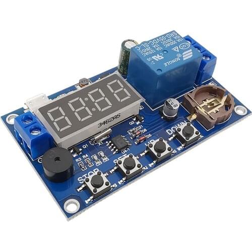 1Piece DC 5V Real time Timing Delay Timer Relay Module Switch Control Clock Synchronization Multiple mode control Wiring diagram