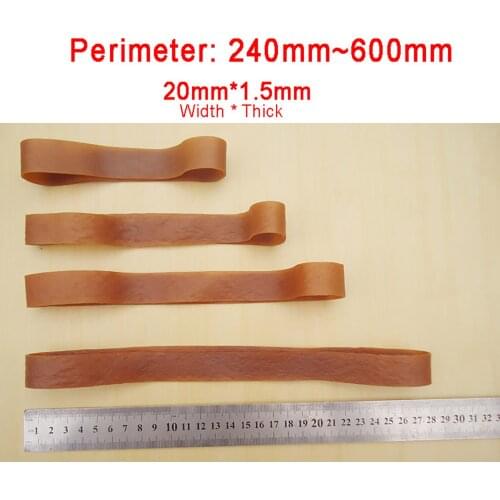 500g Perimeter 240-600mm Quality Elastic Rubber Bands Sturdy Stretchable Packaging Band Loop O Rings For Home School Office