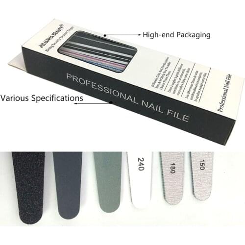 6Pcs/box Sandpaper Nail Files For Manicure Gel Polish Buffer Buffing Colorful Nail Files multi Grit lime a ongle professionel