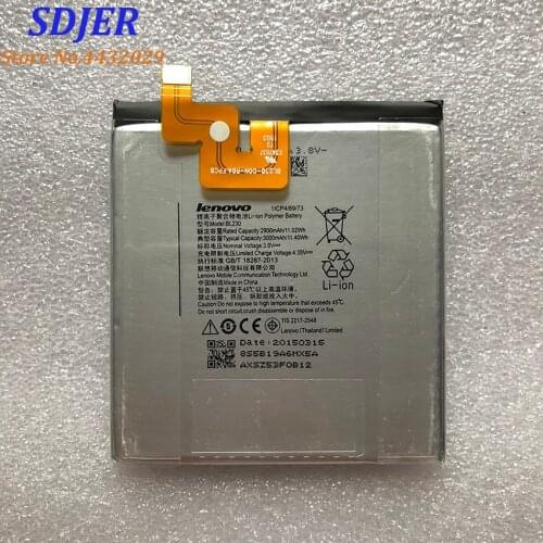 For Lenovo 2900/3000mah BL230 Battery original Li-ion BL-230 For Lenovo Vibe Z2 k920 mini Z2W Z2T Mobile Phone Battery