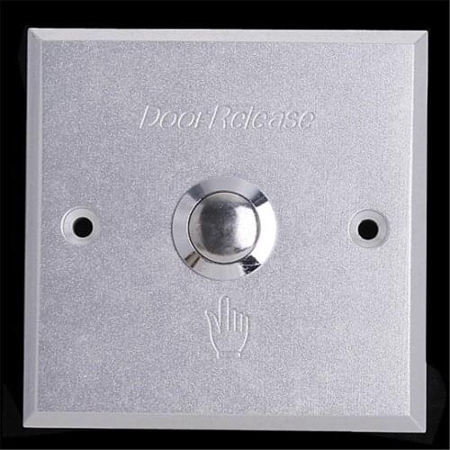 Aluminum Door Exit Push Release Button Switch for Access Control For Free Shipping