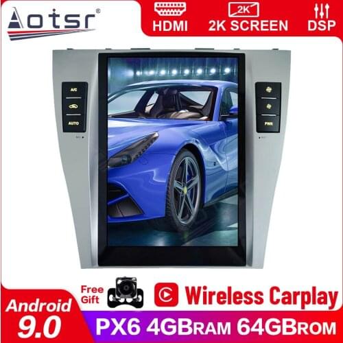 For Toyota Camry 2006-2011 Android 9.0 PX6 car player GPS multimedia Auto Radio car navigator stereo receiver free Head unit ips