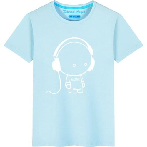 Children Boys T Shirt Baby Cotton Clothing Summer T-shirt Kids Cartoon 3D Luminous Pattern Girls Tops Tees Size 3-15 Year