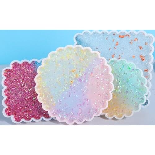 Wave Square Round Silicone Mold Resin Molds Epoxy UV for DIY Resin Craft Home Decoration Handmade Tools