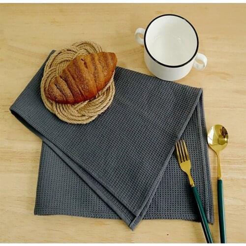 45X60CM Cotton Table Napkins Cotton Kitchen Towels Pattern Tea Towel Absorbent Dish Cleaning Towels Cocktail Napkin for Weddings