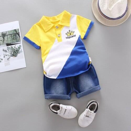 Bibicola baby boy summer clothing sets children clothes baby boy clothes set boy top t-shirt + shorts toddler boys cotton suit