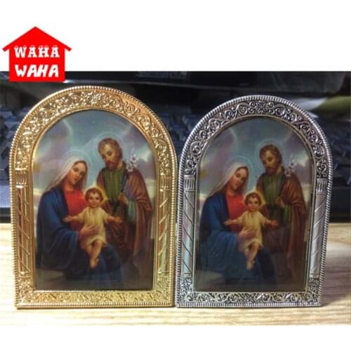 European-style Arch of The Sacred Screen Decoration Jesus Wholesale Religious Mental Icon Gifts Home Decoration Christmas Gift