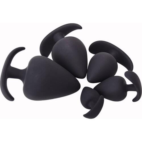 Anal toys set 5 size anal plug butt plug Smooth and round buttplug kinds of stimulation sex toys for woman anal toy erotic