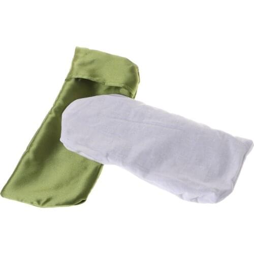 Yoga Eye Pillow Silk Cassia Seed Lavender Massage Relaxation Mask Aromatherapy
