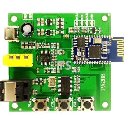 QCC3003 PA208 Bluetooth 5.0 Audio Receiver Module QCC3003 Fiber Optic Analog I2S IIS Output BTM303