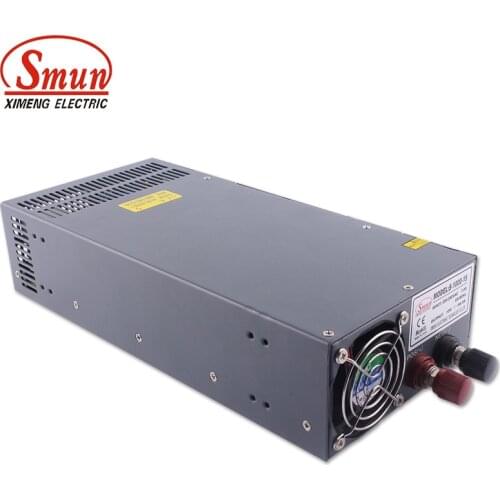 SMUN S-1000-15 110VAC/220VAC to 1000W 15V 66A High Efficiency Switching Power Supply SMPS For Industrial Control System