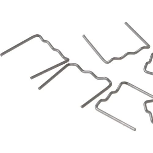 100Pcs Pre-cut Hot Flat Staples Wave Shape Plastic Stapler Repair Welder Tool