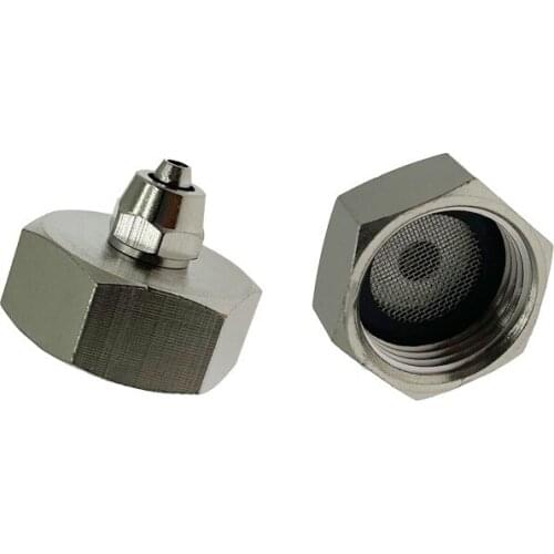 2PCS Metal Faucets Standard Connector Female Thread 3/4" Quick Connector Garden Tap Garden Irrigation Connector to 6.35mm Cable