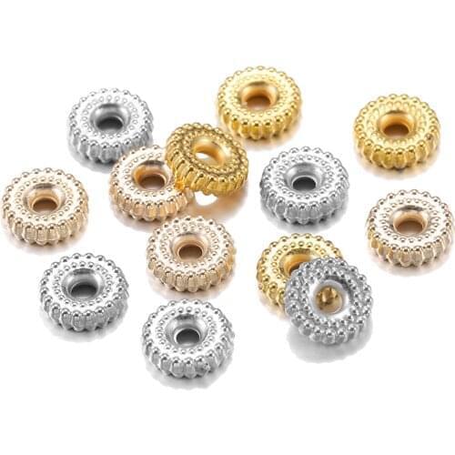 200pcs/lot 8mm CCB Plastic Charm Bracelet Beads Findings Loose Spacer Beads Needlework For Jewelry Making Supplies DIY Findings