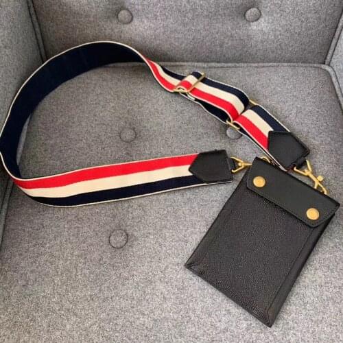 2021 Fashion TB Brand Mobile Phone Bag Genuine Leather Crossbody Bag Men Women Shoulder Card bag Black Case Sports Wallet