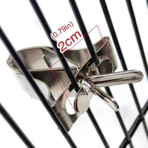 3 Pcs Birds Food Holder Pet Parrot Feeding Fruit Vegtable Clip Feeder Device Pin GXMA
