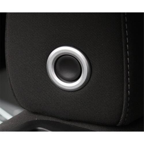ABS Headrest Adjust Switch Decoration Circle Trim for Chevrolet Camaro 2017+ Car Accessories Decal Stickers Interior Decoration