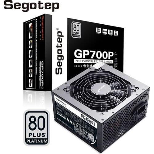 Segotep Computer Power Supply 600W 80Plus Platinum ATX Power Source 24Pin 12cm Cooling Fan PWM PSU PC Power Supply