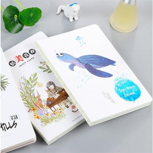 DL Creative stationery modern wind hard little book student diary nude custom notebook Notepad