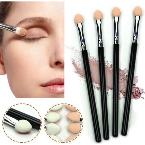 5Pcs/set Long Handle Eyeshadow Brush Sponge Head Eye Shadow Makeup Brushes For Cosmetic Applicator Makeup Tools 13.5cm