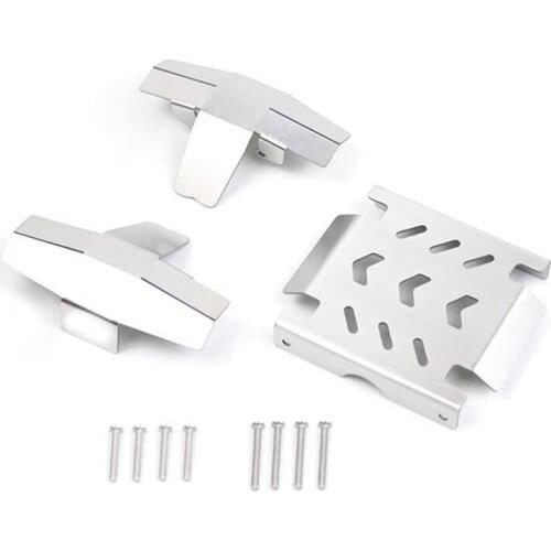 Metal Chassis Armor Axle Protector Plate for LOSI LMT 4WD Solid Axle Truck RC Car Upgrade Parts Accessories