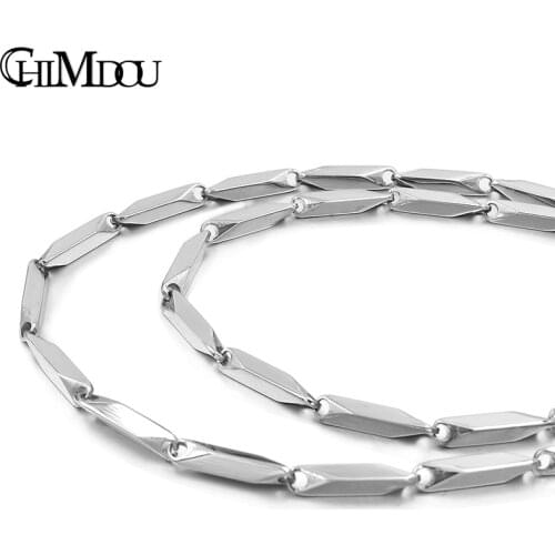 Stainless Steel Men Necklace Jewelry Accessory 2019 Gift Fashion 3mm Chain Necklace For Women AN026