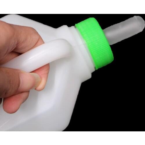 6PCS 850ml lamb goat milking bottles milker plastic bottle silicon nipple drinkers drinking food feeding watering farming