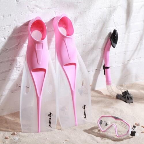 Underwater Diving Fins Diving Goggles Full Dry Straw Diving Flippers Snorkeling Mask Swimming Shoes Swimming Fins Swimming Mask