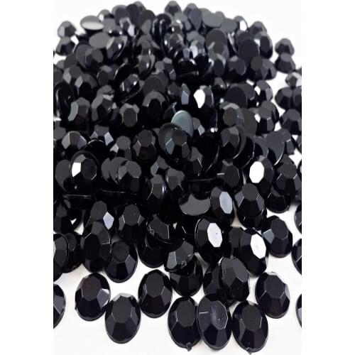 Half Splicing Bright Beads-12mm-50 Pcs-Black henna хна для бровей henna powder плетка