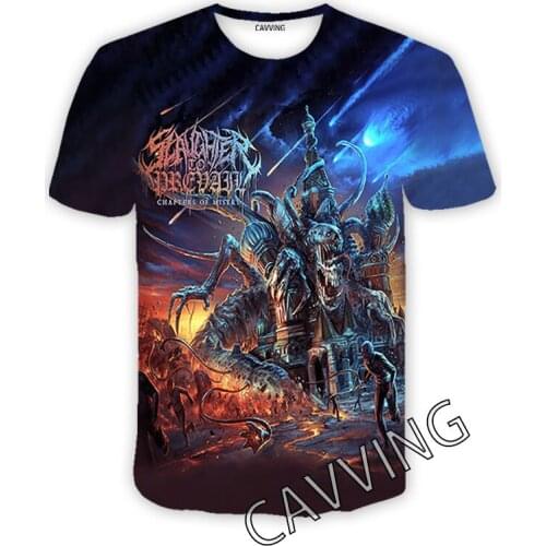 CAVVING 3D Printed Slaughter To Prevail Casual T-shirts Hip Hop Tee Shirts Harajuku Styles Tops Clothing for Men/women