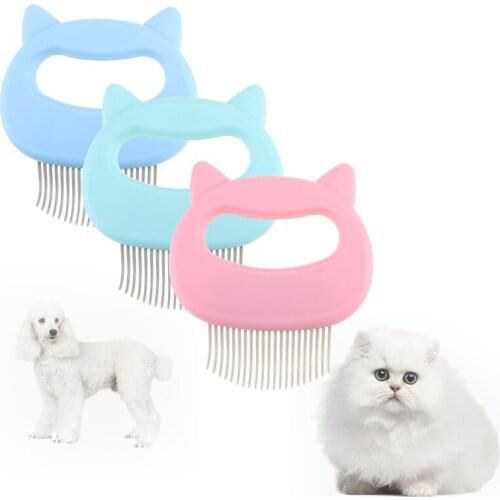 Cat brush cat cat ear comb pet shaving artifact dog dog hair removal brush hair removal device supplies special hair removal com