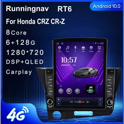 Runningnav For Honda CRZ CR-Z Tesla Type Android Car Radio Multimedia Video Player Navigation GPS