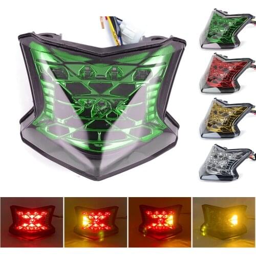 Led Integrated Blinker Taillight Tail Brake Turn Signals Light for Kawasaki Z900 Z 900 ZR900 ABS 2017-2020