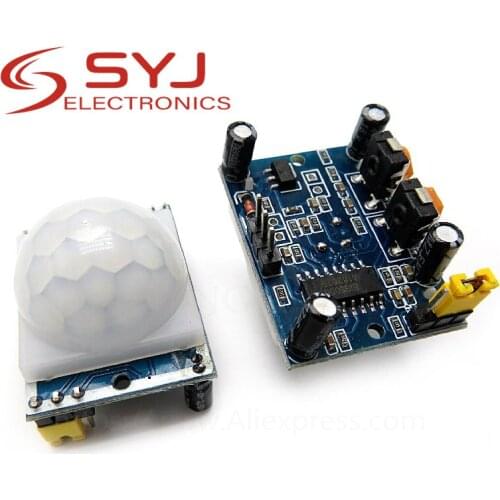 1pcs/lot SR501 HC-SR501 Adjust IR Pyroelectric Infrared PIR Motion Sensor Detector for In Stock