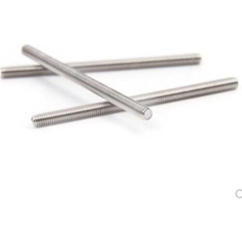 10pcs/lot Stainless steel full thread rod threaded bar M4